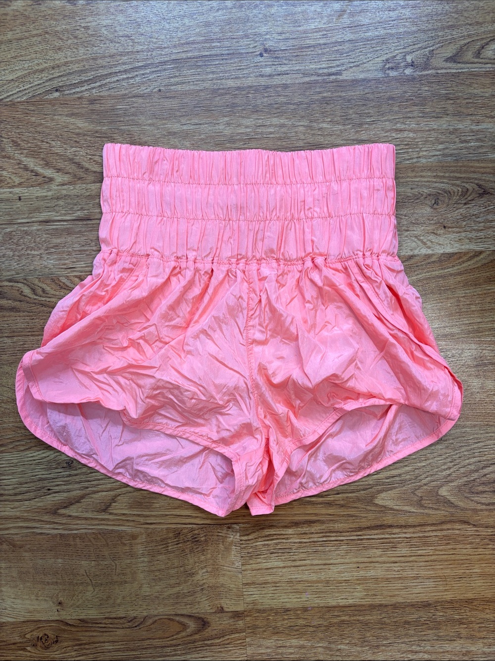 FP Movement by Free People Coral Pink High-Waist Athletic Shorts